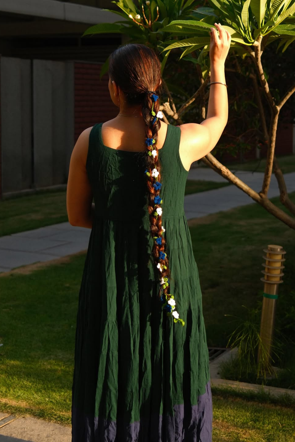 Blue Blossom Crochet Paranda